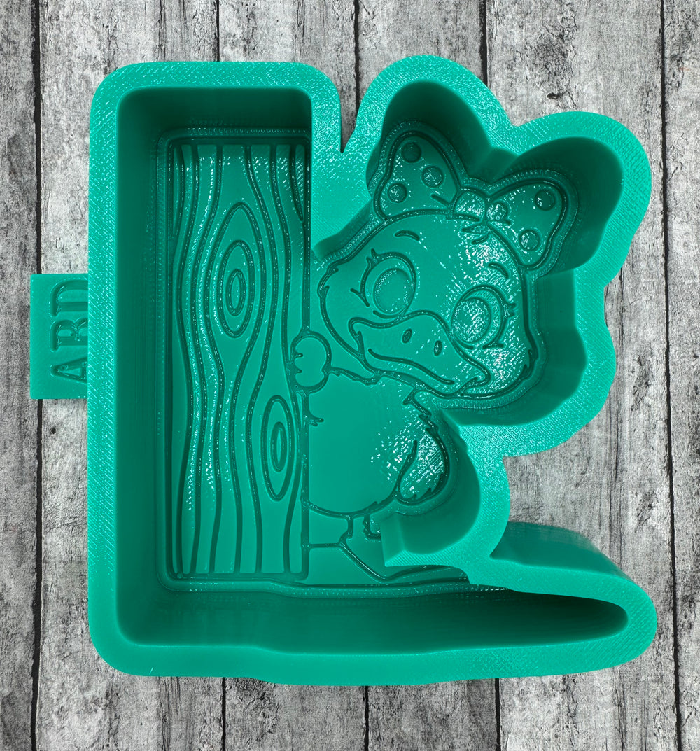 Duck Peeking Freshie Silicone Mold