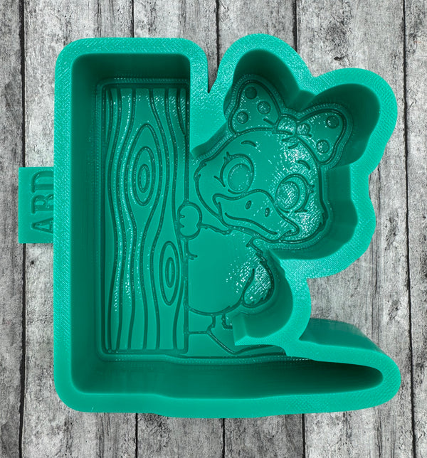 Duck Peeking Freshie Silicone Mold