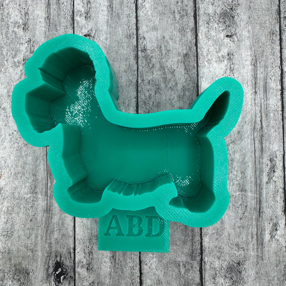 Mini Silhouette Dandie Dintmont Terrier Profile Silicone Mold