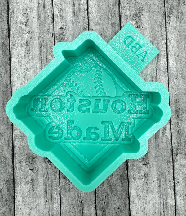 Houston Made Baseball Freshie Silicone Mold