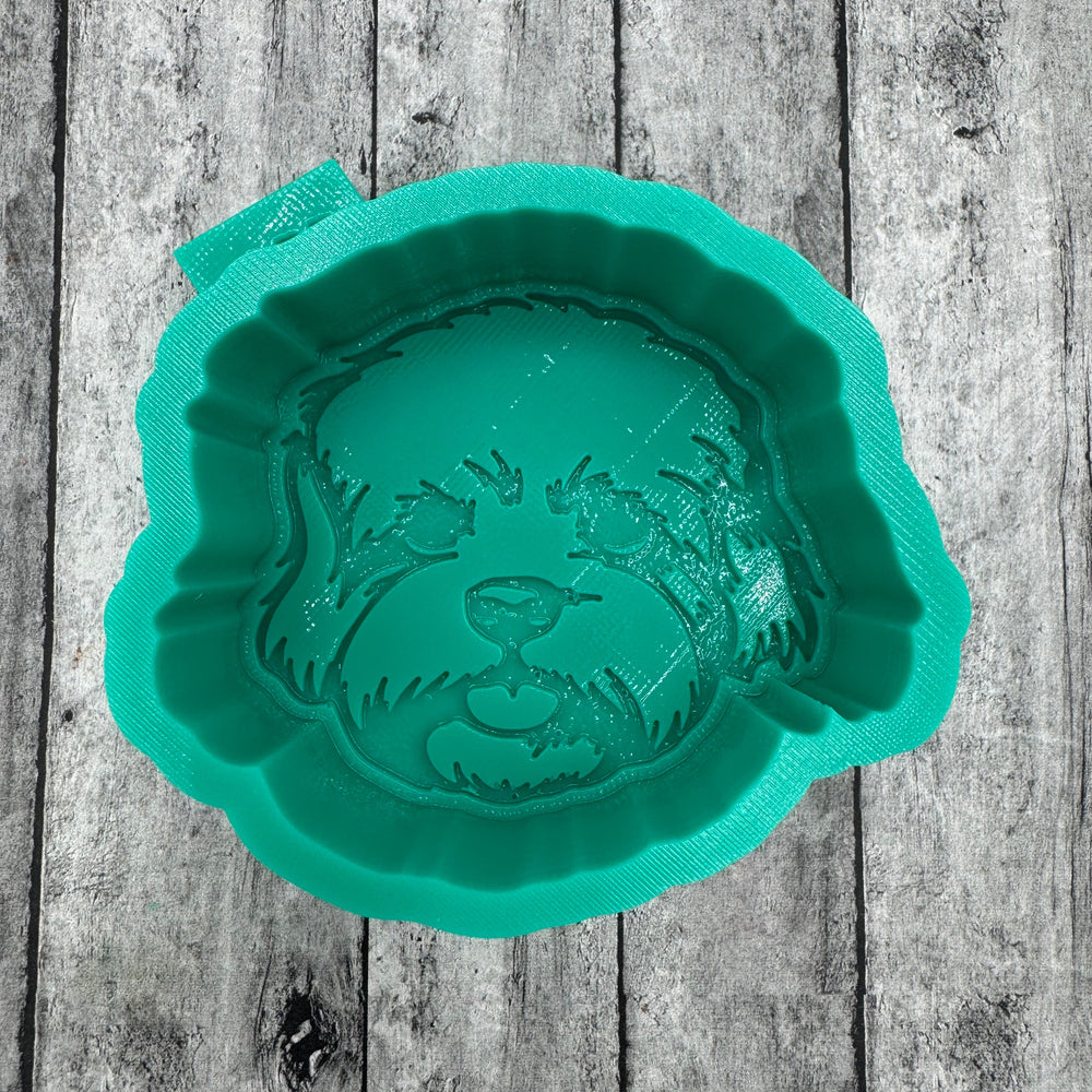 Mini Dandie Dintmont Terrier Head Profile Silicone Mold