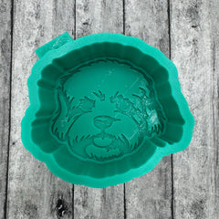 Mini Dandie Dintmont Terrier Head Profile Silicone Mold