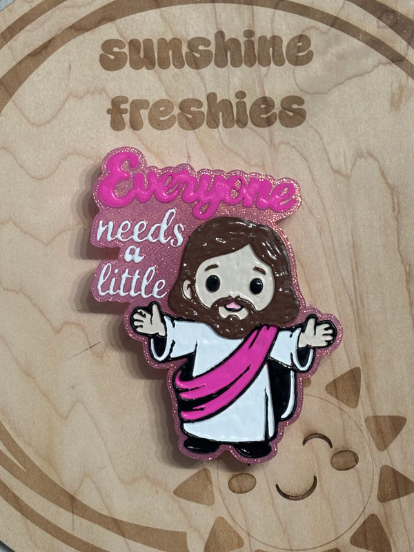 Everyone Needs A Little Jesus Freshie Silicone Mold