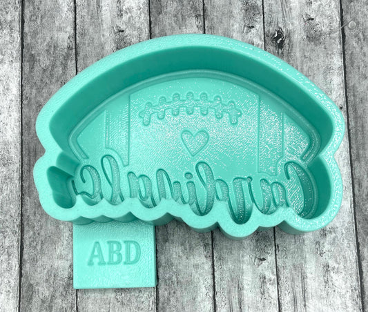 Cardinals Football Freshie Silicone Mold