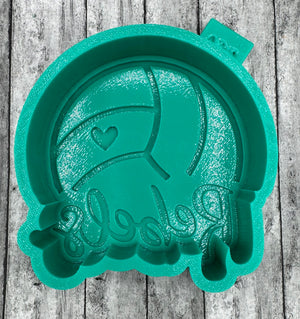 Volleyball Team Names Freshie Silicone Mold