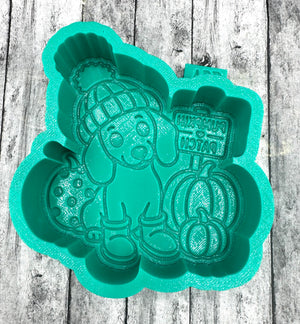 Pumpkin Patch Puppy Freshie Silicone Mold