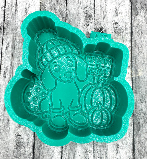 Pumpkin Patch Puppy Freshie Silicone Mold