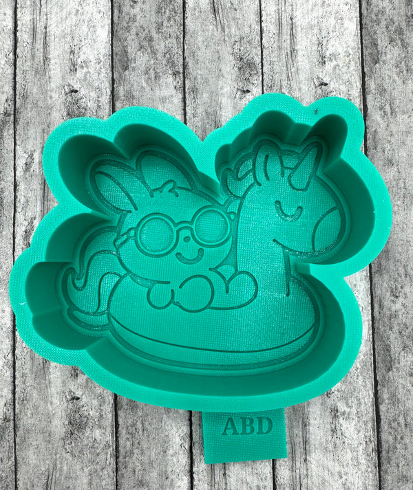 Bunny on a Float Silicone Mold