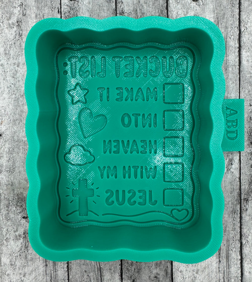 Jesus Checklist Freshie Silicone Mold