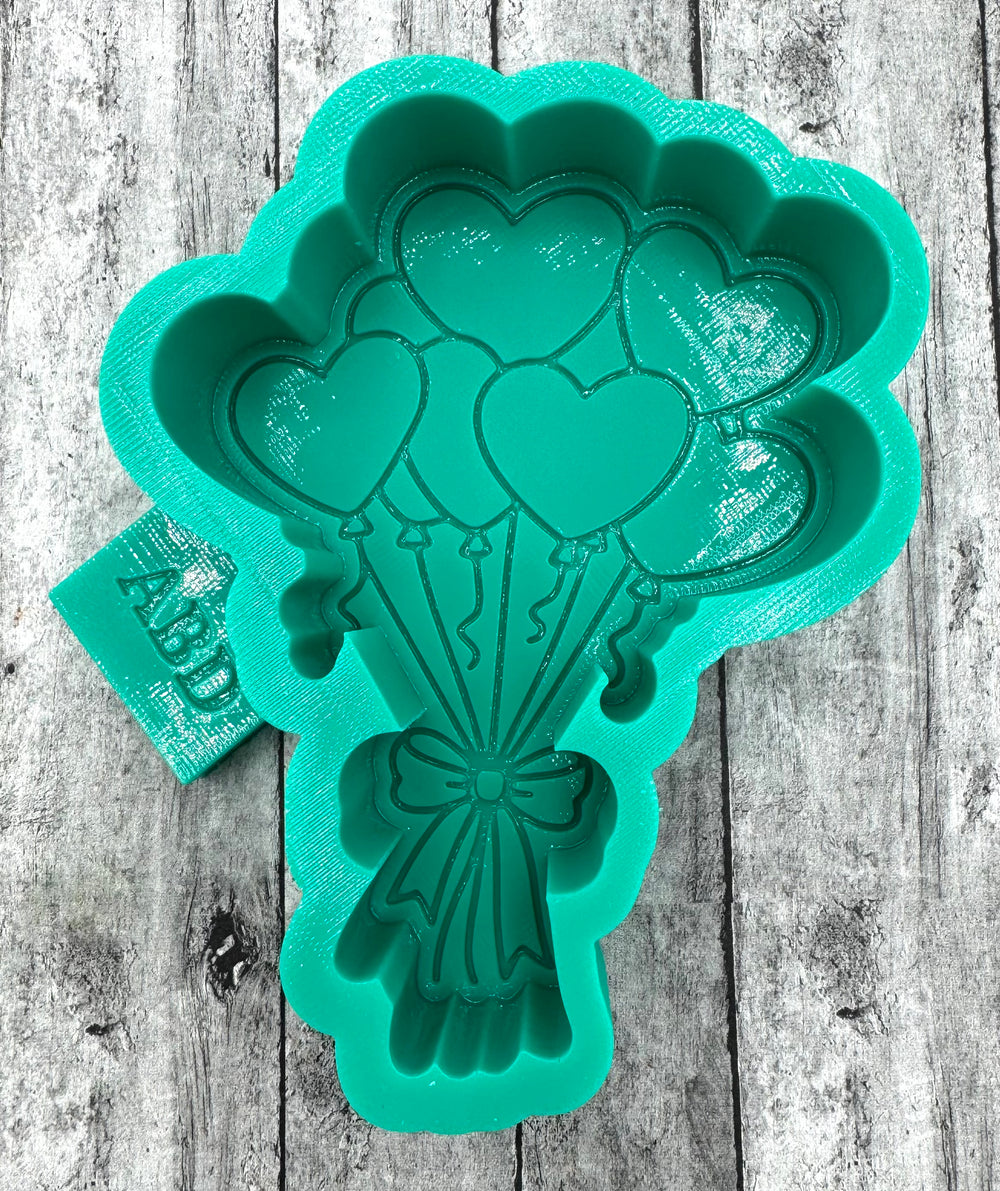 Valentine Heart Bouquet Freshie Silicone Mold