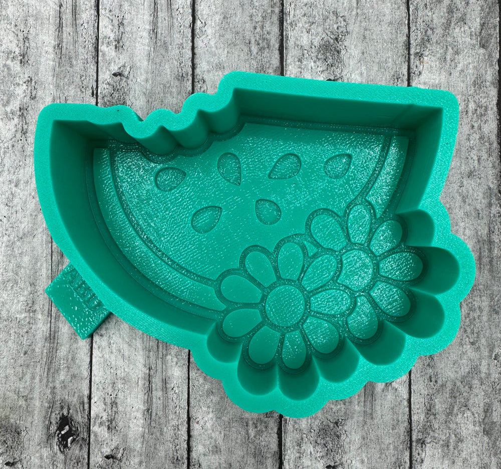 Watermelon Slice Flowers Freshie Silicone Mold