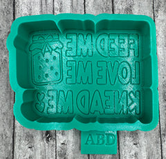 Feed Me, Love Me, Knead Me Sourdough Freshie Silicone Mold