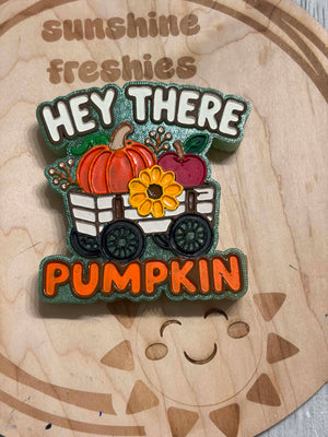 Hey There Pumpkin Fall Scene Freshie Silicone Mold