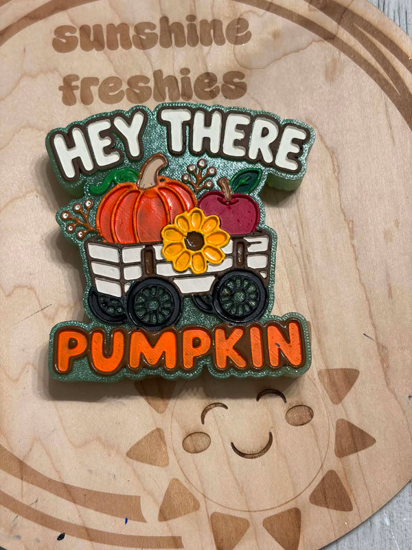 Hey There Pumpkin Fall Scene Freshie Silicone Mold