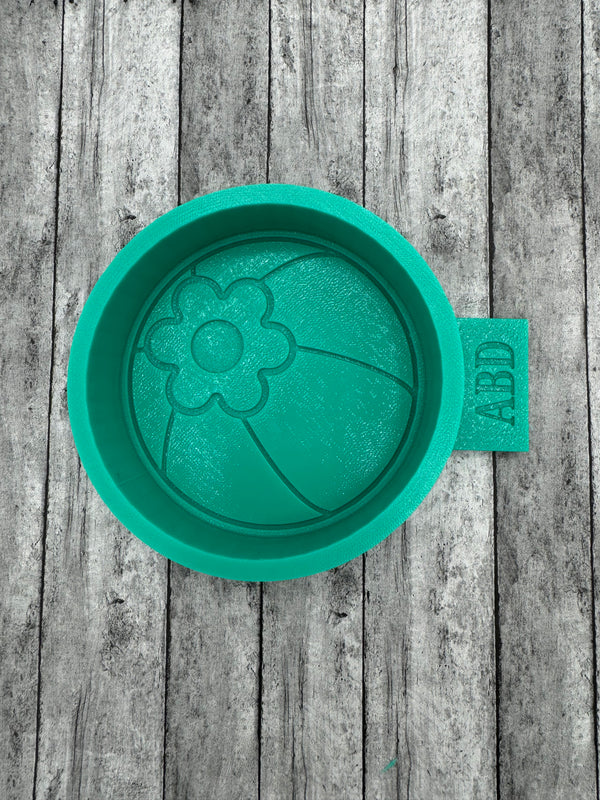 Beach Ball with Daisy Freshie Silicone Mold