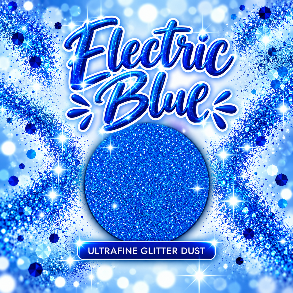 Electric Blue Glitter Dust NEON