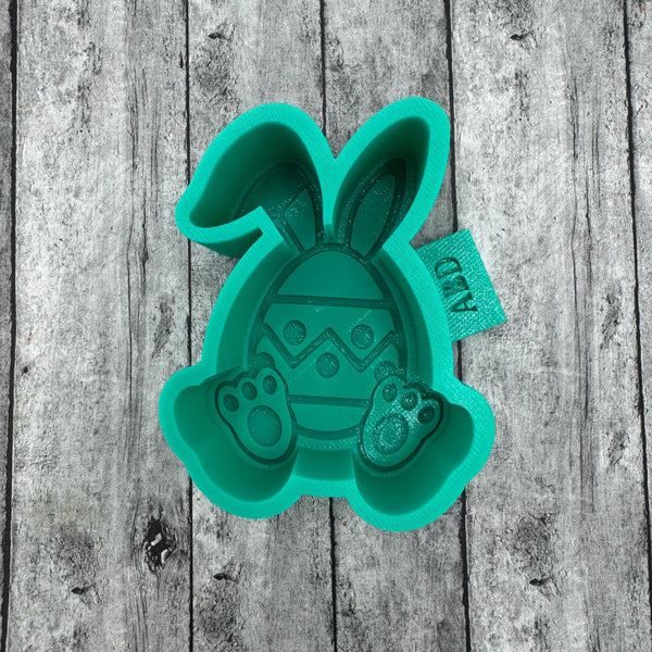 Mini Egg with Bunny Ears Easter Profile Silicone Mold