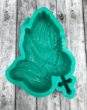 3D Praying Hands Silicone Mold
