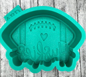 Huskies Football Freshie Silicone Mold