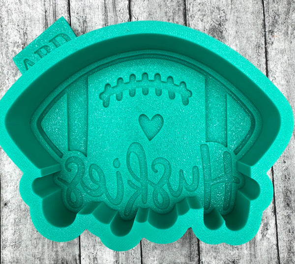 Huskies Football Freshie Silicone Mold