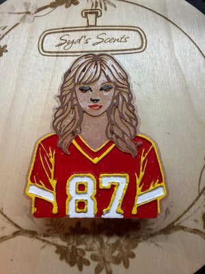 87 Fiancé Football Girly Freshie Silicone Mold