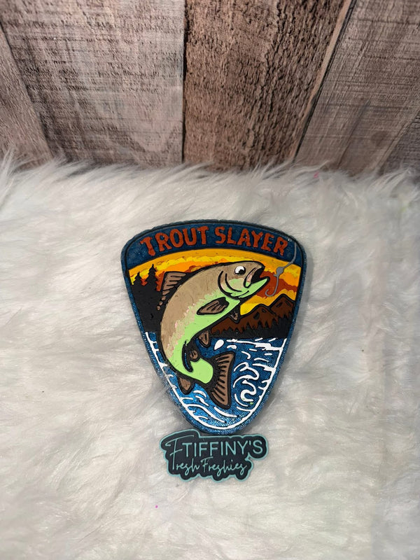Trout Slayer Freshie Silicone Mold