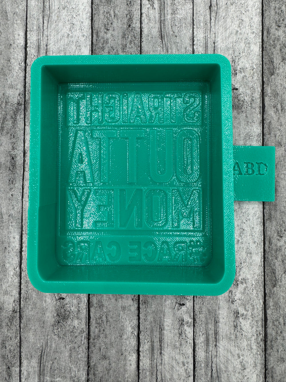 Straight out of Money Race Car Freshie Silicone Mold