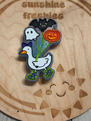 Goose with Fall Balloons Freshie Silicone Mold