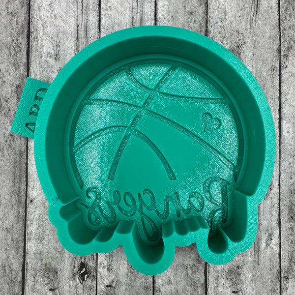 Rangers Basketball Silicone Mold