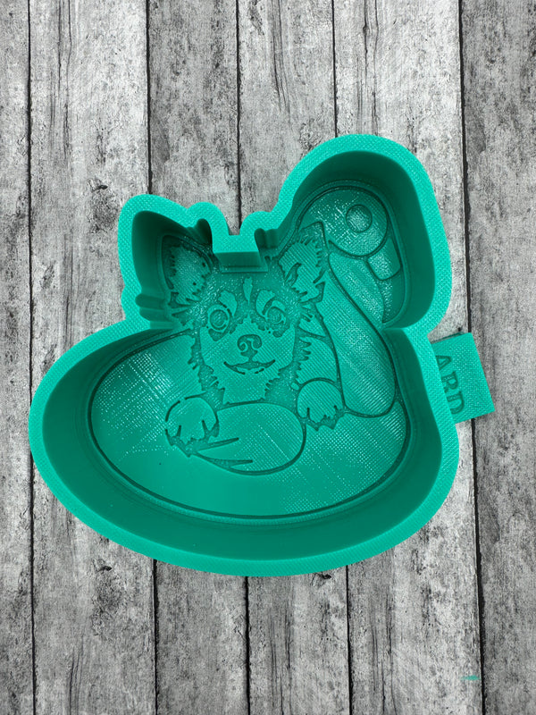 Chihuahua Dog on a Float Freshie Silicone Mold