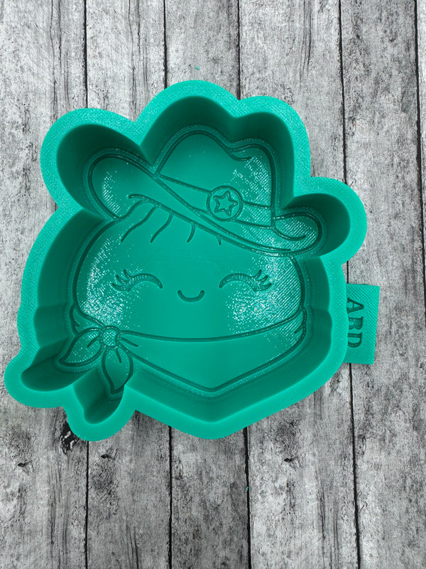 Dumpling Cowgirl Freshie Silicone Mold