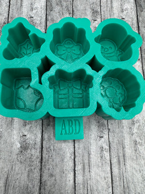 Christmas Charm Freshie Silicone Mold