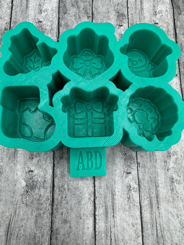 Christmas Charm Freshie Silicone Mold
