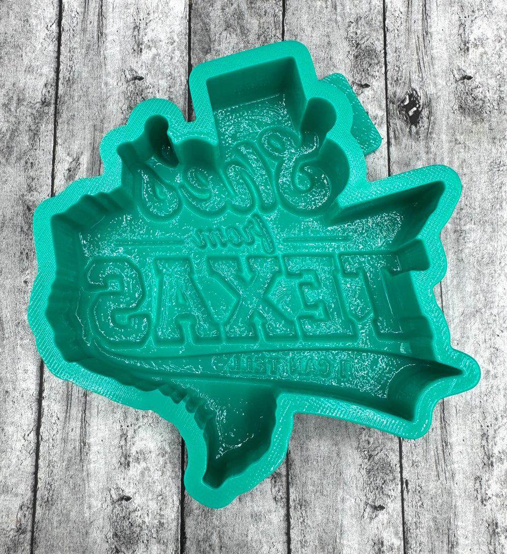 3D She’s From Texas Silicone Mold