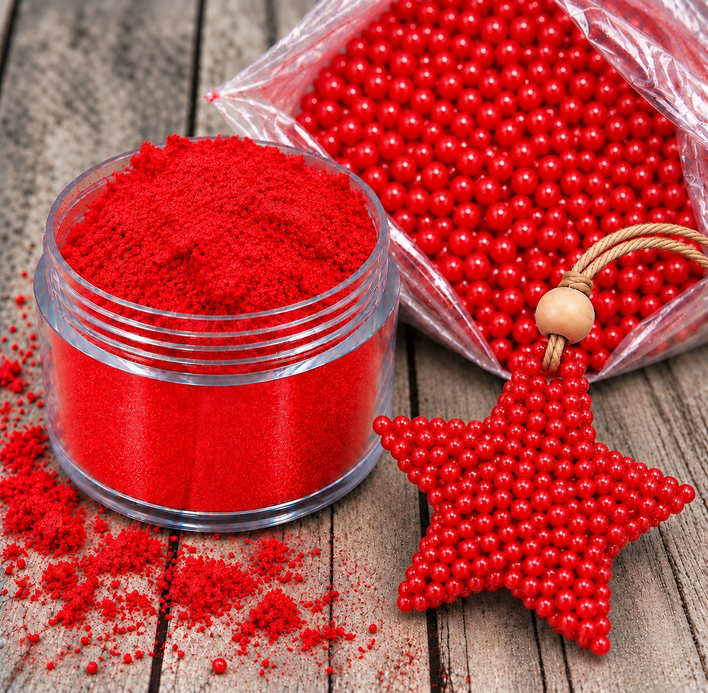 Mica Powder- Candy Apple Red