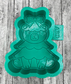Bear Christmas Tree Freshie Silicone Mold