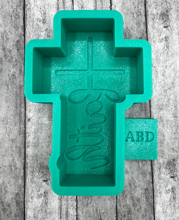 Faith Cross Freshie Silicone Mold