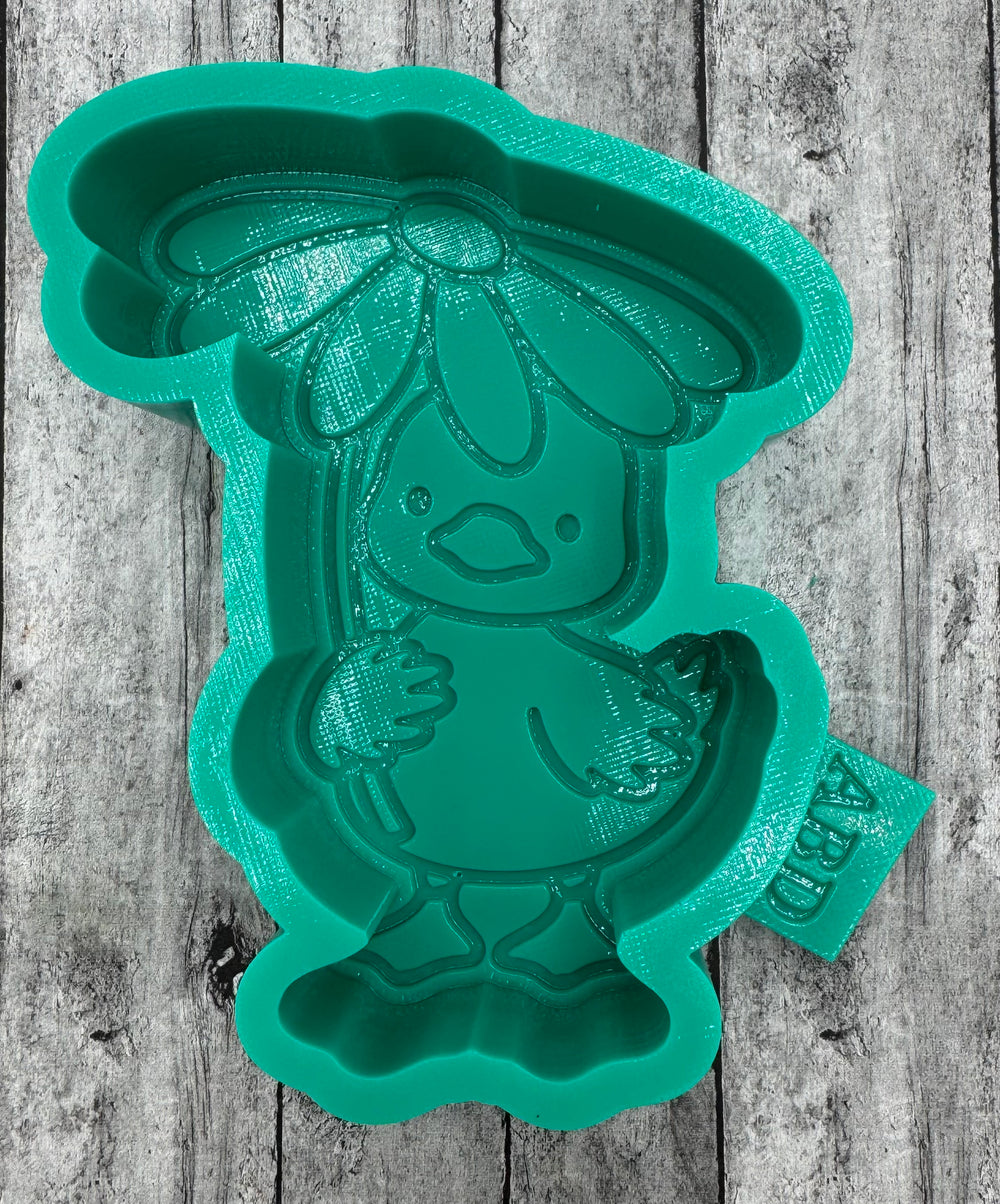 Duck Goose Flower Umbrella Freshie Silicone Mold