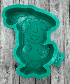 Duck Goose Flower Umbrella Freshie Silicone Mold