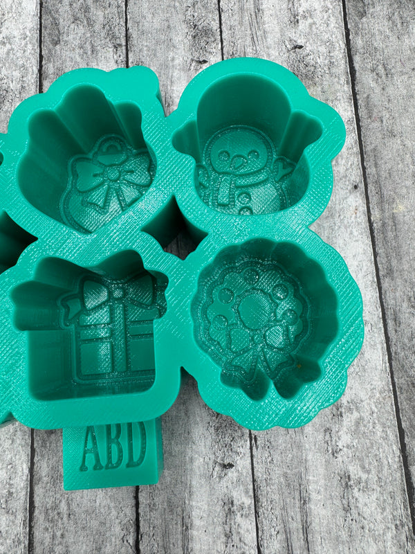 Christmas Charm Freshie Silicone Mold