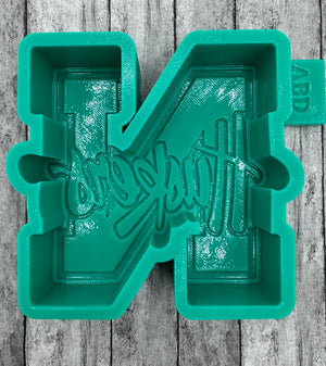 Nebraska Huskers Freshie Silicone Mold