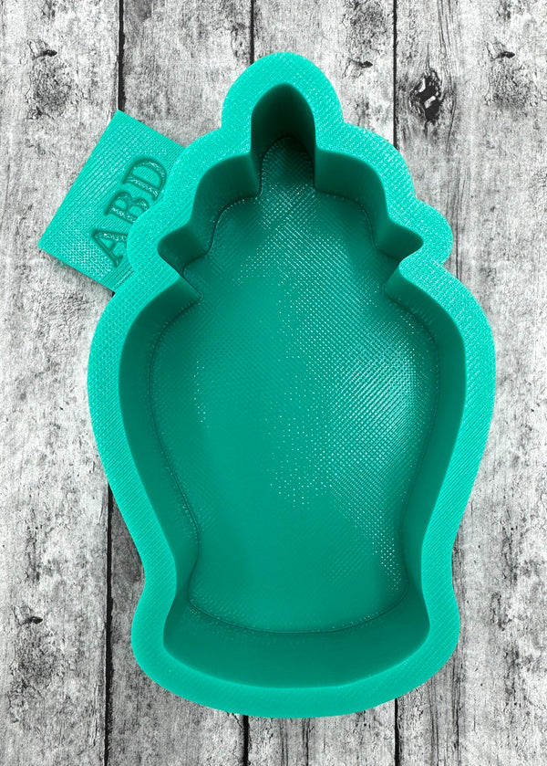 Ginger Jar Plain Freshie Silicone Mold