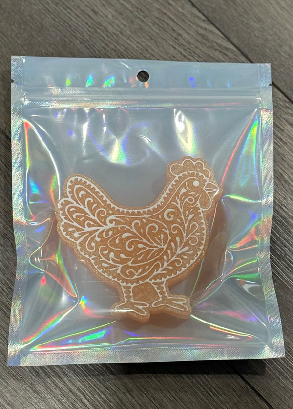 100 - NEW SIZE - 6.6in x 7.5in ZIP TOP Mylar Backing and Clear Front Polypropylene 4mil Thickness Hanging Display Storage Bags for car freshies and more