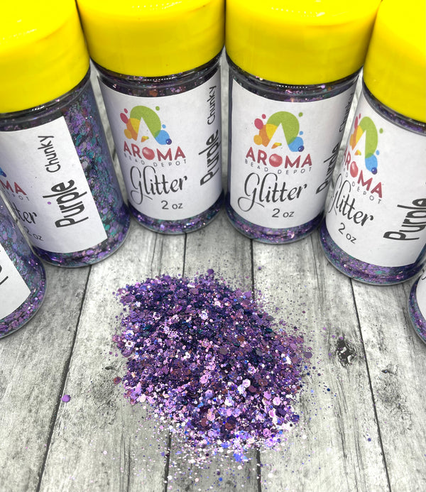 Purple Chunky Glitter Mix