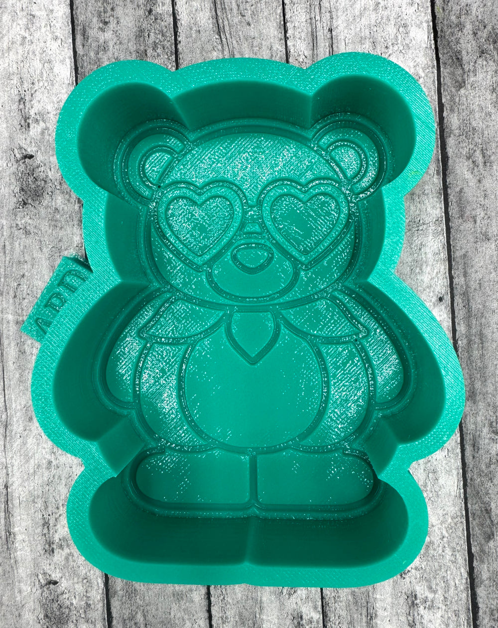 Bear in Pumpkin with Glasses Freshie Silicone Mold