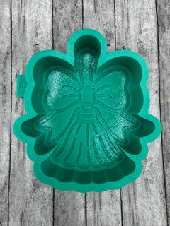 Witches Broom with Bow Freshie Silicone Mold