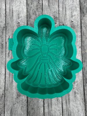 Witches Broom with Bow Freshie Silicone Mold