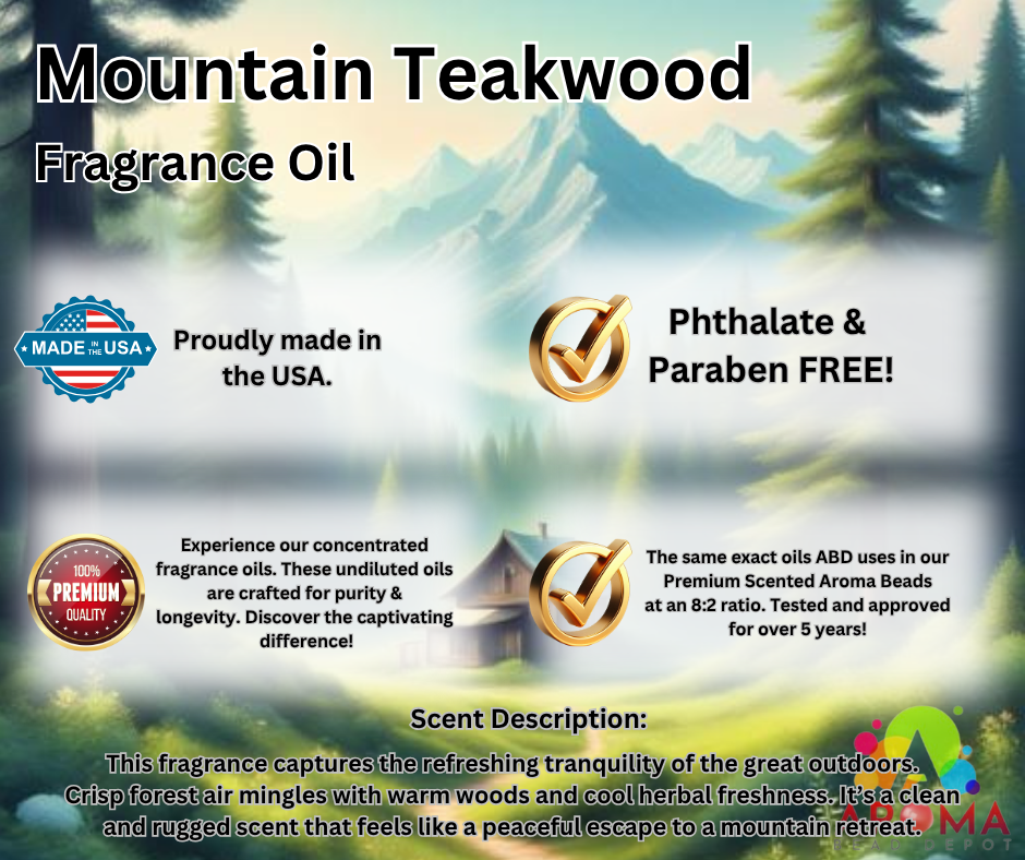 Mountain Teakwood -  FRAGRANCE Oil