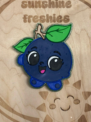 Cute Blueberry Freshie Silicone Mold
