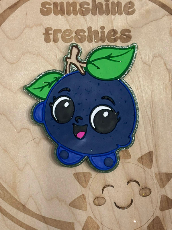 Cute Blueberry Freshie Silicone Mold